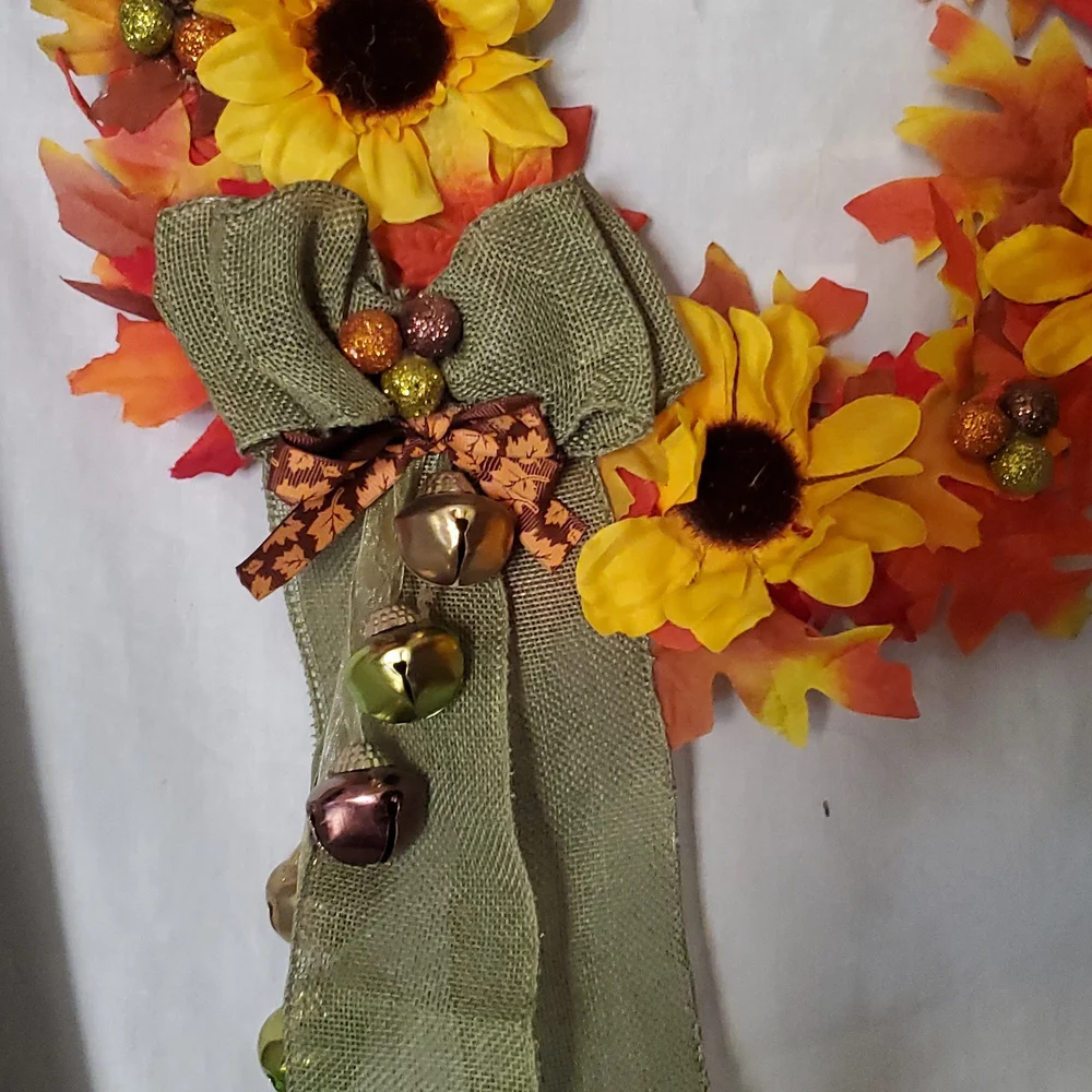 A beautiful FALL Wreath for your home.